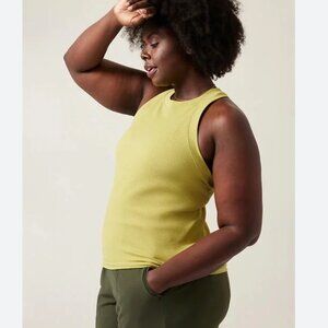 Athleta Renew Racerback Tank Yellow
